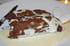 Nougat glac� au chocolat, calissons et sauce vanille