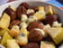 Dinde aux marrons, pommes et fourme d Ambert