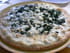 Pizza blanche �pinards-gorgonzola