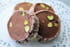Diamants chocolat�s � la pistache