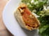 Strudel de patate douce au poulet, ch�vre et cumin