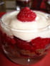 Verrines aux framboises