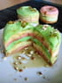 Rainbow pancakes � la pomme et sirop d �rable