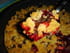 Crumble framboise et p�pites de chocolat