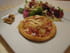 Mini tartelettes lardons ch�vre poire