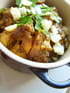 Curry de haddock aux noix de macadamia