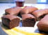Moelleux de chocolat noir au raisin rouge