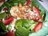 Salade �pinards fraises