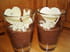 Verrines de mousse chocolat-orange