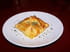 Pyramide feuillet�e au jambon et aux petits l�gumes