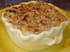 Crumble de christophine aux moules, cr�me au safran