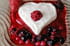 Coeurs de cr�me aux fruits rouges