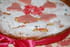 G�teau aux pommes et pralines roses