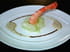 Gambas XL, concombre et yaourt �pic� au basilic