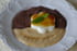 Panna cotta, sauce caf�-chocolat