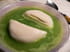 Raviolis vapeur sur lit de courgettes en velout�