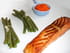 Saumon � l unilat�rale et sa sauce aux poivrons