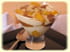Verrine aux p�ches et son crumble au caramel