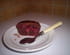 Moelleux au chocolat, coeur � la fraise
