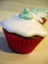 Cupcakes sans gluten au coco et pandan