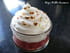 Cr�me framboise-coco, sous meringue italienne