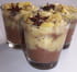 Coupes de fruits au chocolat