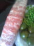 Lotte lard�e, legumes verts et artichaut