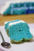Magic sponge cake with cream cheese