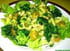Salade et courgette