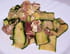 Tagliatelles de courgettes, fromage et jambon sec