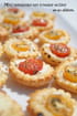 Mini tartelettes aux tomates cerises et au ch�vre