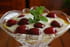 Verrines de cerises caram�lis�es au fromage blanc