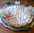 Tarte � la rhubarbe et amandes meringu�e