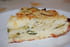Tourte de riz � la courgette et au bacon