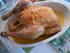 Poulet sous cellophane