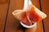 Cuill�re jambon cru de Parme et figue fra�che (ou melon)