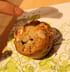 Muffin � la framboise et au chocolat blanc
