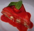 G�teau au coulis de fraise