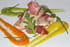 Maquereau et jambon fum�, trois poivrons