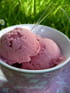 Glace au yaourt et aux fraises