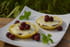 Tartelettes, compot�e de groseilles � maquereau et mousse au chocolat