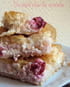 Cheesecake feuillet� aux griottes et � la fleur d oranger