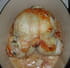 Poulet farci au chou blanc