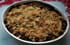 Crumble au bar, poireaux et ch�vre frais