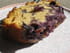 Cake aux myrtilles et � la cassonade