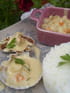 Noix de p�toncle sauce exotique