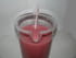 Lait de soja aux fruits rouges
