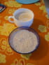 Riz au lait et noisettes