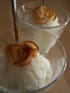 Glace � la noix de coco fra�che