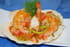 Gambas aux l�gumes, sauce � l orange vanill�e